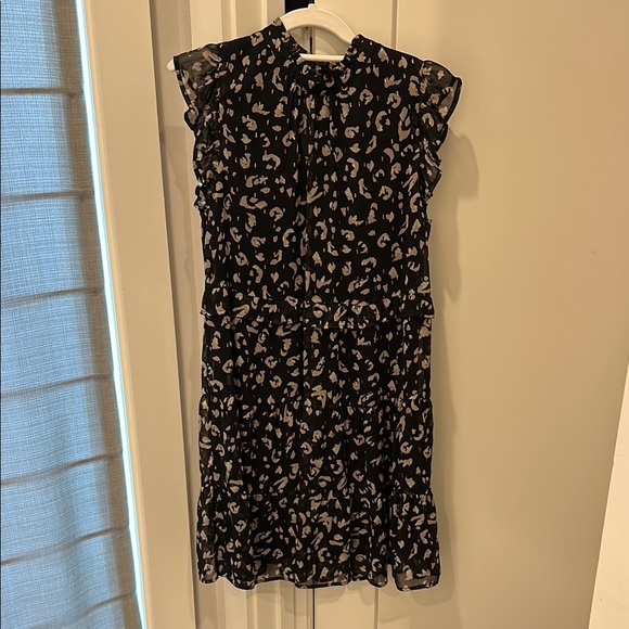 THML Black and Cream Animal Print Dress - Picture 3 of 5